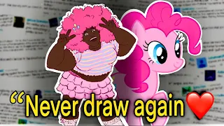 TikTok SLAMS artist for "FORCED REPRESENTATION" in My Little Pony reesigns... #COVERART