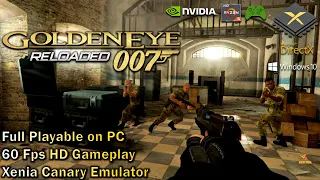 XENIA GoldenEye 007 Reloaded PC Gameplay | Xenia Canary | Full Playable | Xbox 360 Emulator | 2021