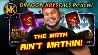 LET'S TALK ABOUT DRAGON KRYSTALS! | MK Mobile: Update 5.3 & Black Dragon Tower Battle 200