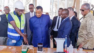 Le Président Sassou Nguesso visite l'Institut Rwandais pour l'Agriculture de Conservation (RICA)