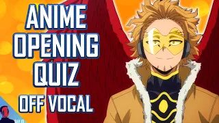 ANIME OPENING QUIZ - INSTRUMENTAL EDITION - 25 OPENINGS + BONUS ROUNDS