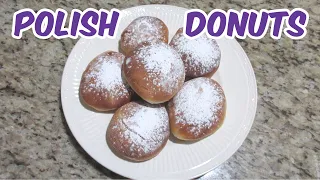 It's Pączki Day! Polish Pączki Recipe - Jelly Donuts - Oven Baked Donuts