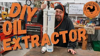 DIY oil extractor pump, PVC pipe project