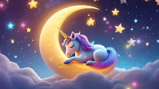 Sleep in 2 minutes!💤 2 HOURS Super Soft Lullaby for bedtime🦄Cute Unicorn #putbabytosleep #lullaby