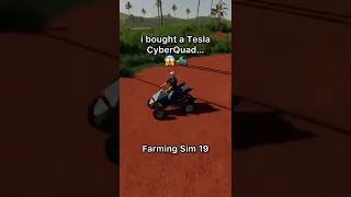I Bought A Tesla CyberQuad In Farming Sim 19! #shorts