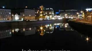 Podmoskovnye Vechera (Moscow Nights) + english translation lyrics