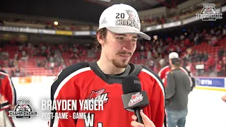 2024 WHL Championship Post-Game: Brayden Yager