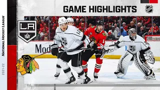 Kings @ Blackhawks 4/12 | NHL Highlights 2022