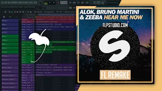 Alok & Bruno Martini feat. Zeeba - Hear Me Now (FL Studio Remake)
