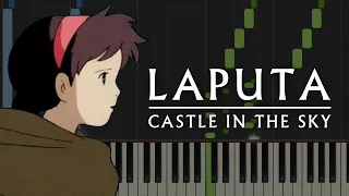 The Girl Who Fell From The Sky - Laputa: Castle in the Sky | Piano Tutorial