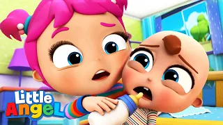 Taking Care Of Baby Brother | Educational Kids Songs & Nursery Rhymes By Little Angel