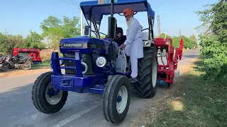 Farmtrac 60.with 8ft Dasmesh Super Seeder.congratulations to mr Ravinder singh nd family.