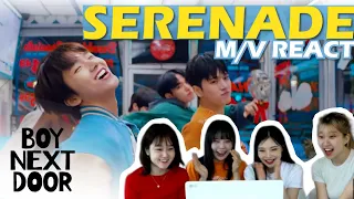 ENG) 커버 댄스팀의 BOYNEXTDOOR - Serenade  리액션 | BOYNEXTDOOR - Serenade M/V Reaction | ONESHOT CREW