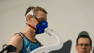 Professional triathlete Vo2Max test with COSMED Quark CPET at Human Performance Lab (USA)