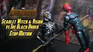 Scarlet Witch & Vision vs The Black Order Stop Motion - Avengers Infinity War