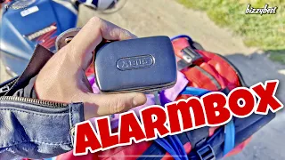 ABUS Alarmbox - Test - Montage - Mobile Alarmanlage - Motorrad / Scooter sichern - 100 dB