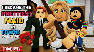 I Became The Prettiest MAID In Town!|| Roblox Brookhaven 🏡RP || CoxoSparkle2