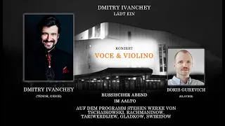 "Dmitry Ivanchey invites..."  - concert with russian romances and songs from soviet films