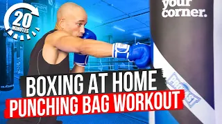 20 Minute Boxing At Home Punching Bag Workout