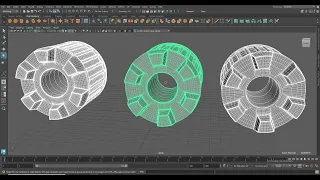 Autodesk Maya 2023 how to Reduce Polygons in High poly to Low Poly