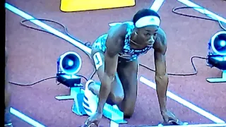 Keni Harrison Winner Women's 100m Hurdles Final.  U.S Olympic Team Trials.