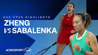 Qinwen Zheng v Aryna Sabalenka | Final | Extended Australian Open 2024 Highlights 🇦🇺
