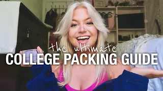 COLLEGE DORM ESSENTIALS ... everything you NEED to bring/pack for college ! *timeless*