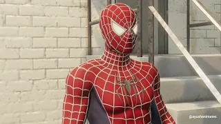 I Recreated the Iconic Spider-man scene on Blender | Sam Raimi Spider-man | Tobey Maguire's Suit |