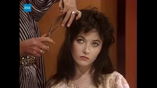 Girl gets her long hair brutally shorn off on a French TV show from 80s (HD remaster and edit)