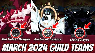 NEW GUILD BOSS TEAMS in Cookie Run Kingdom March 2024