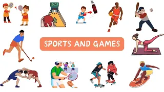 Learn more 30 Sports & Games in English in 2 minutes | English Vocabulary | English Easy