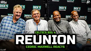 Larry Bird Reunites w Cedric Maxwell, Kevin McHale & Robert Parish 🍀 1981 & 84 Celtics