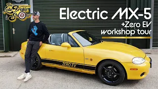 EV swapped Mazda Miata MX5 // The Late Brake Show