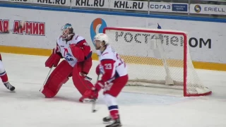 Alex Murygin in action during Red Army@ Lokomotiv hockey game