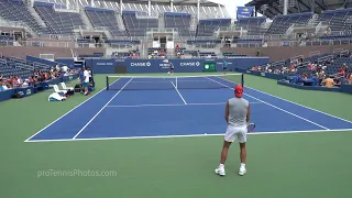 Nadal and Wawrinka, 2018 US Open practice, 4K