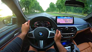 NEW BMW 5 Series 2022 Test Drive (190hp) Mild Hybride