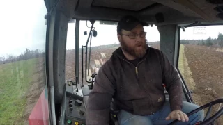 Massey Ferguson 3070 Kverneland Plough In Cab Pt 1