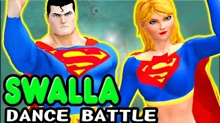 SWALLA - Jason Derulo | SUPERMAN vs SUPERWOMAN | Cool Superhero Dance | Funny Choreography