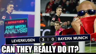 Bayer Leverkusen Bayern Munich REACTION | 3-0 | Tuchel & Kane got SMOKED! Can Alonso Do It?