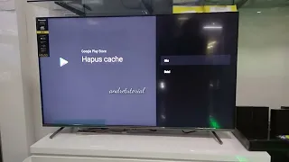 cara menghapus chache pada android tv