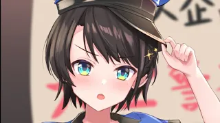 Officer Subaru staring at you for 1 hour (POLICE SIREN EDITION)