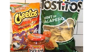 Cheetos Wild Habanero, Tostitos Habanero Salsa & Tostitos Hint of Jalapeno Tortilla Chips Review