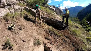 Rock Scaling Radium Hotsprings