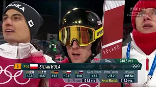 Stefan Hula 105.5 m Pjongczang 2018 Normalna Skocznia