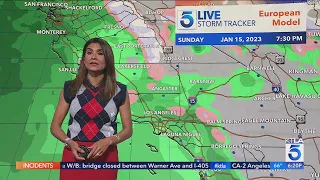 Series of storms heading to Southern California