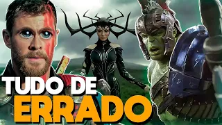 TUDO de ERRADO com THOR: RAGNAROK