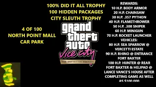 GTA Vice City: The Definitive Edition: Hidden Packages - 4 of 100 - North Point Mall Carpark