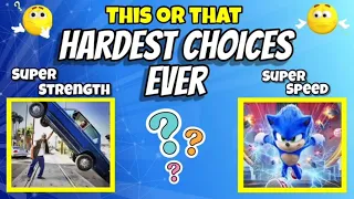 This or That Hardest Choices Ever Edition Brain Break | Movement Activity
