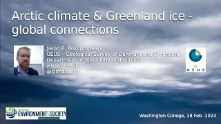 Arctic Climate & Greenland Ice - global connections