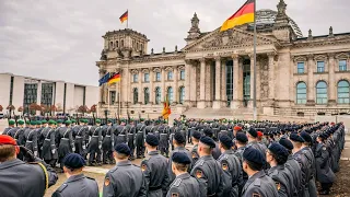 Öffentliches Gelöbnis am Reichstag